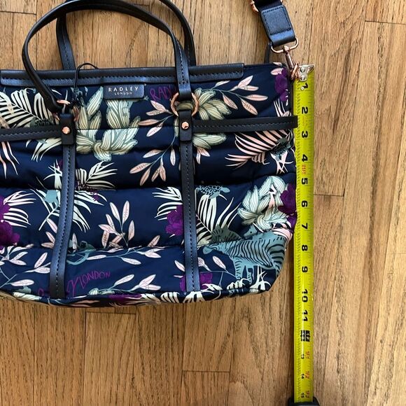 Radley London floral crossbody bag with handles - Picture 9 of 11
